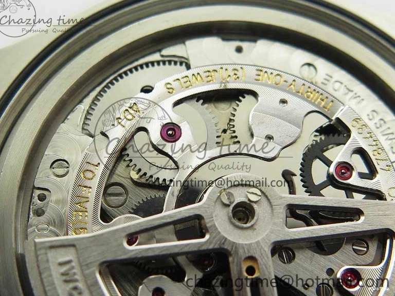 MIROTIME 0201 Original Portuguese IW358304 ZF 1:1 Best Edition SS White Dial RG Markers on Leather Strap A 7077